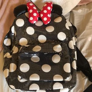 Sequin Minnie Mouse Backpack
